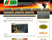 Tablet Screenshot of bronek.com.pl